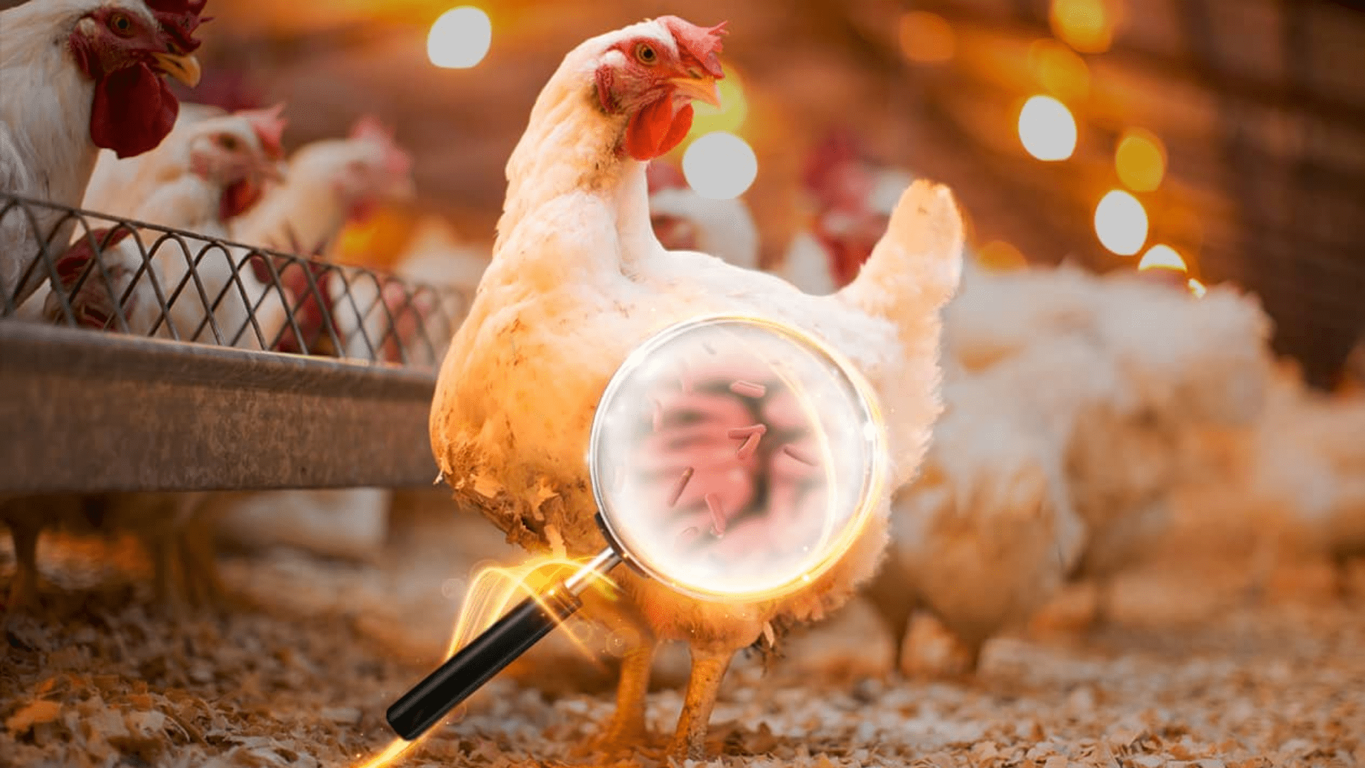 Saúde intestinal de frangos de corte